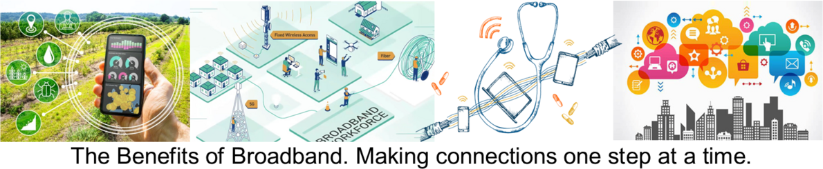 Benefits of Broadband, agriculture, health,connecting